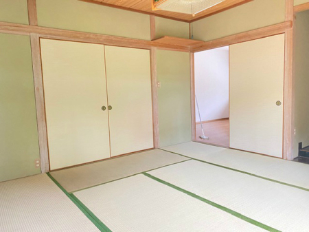 和室　床が柔らかい和室は、お子様の遊び部屋としてもお使いいただけます。
