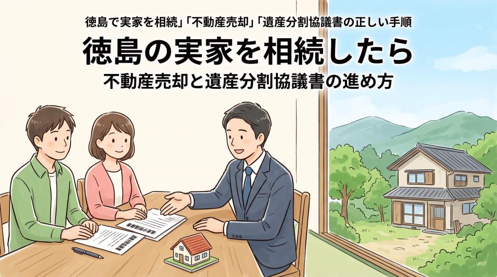 徳島の実家を売却するために必須！「遺産分割協議書」の作成手順と注意点